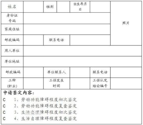 救助审批表劳动能力填写指南详解