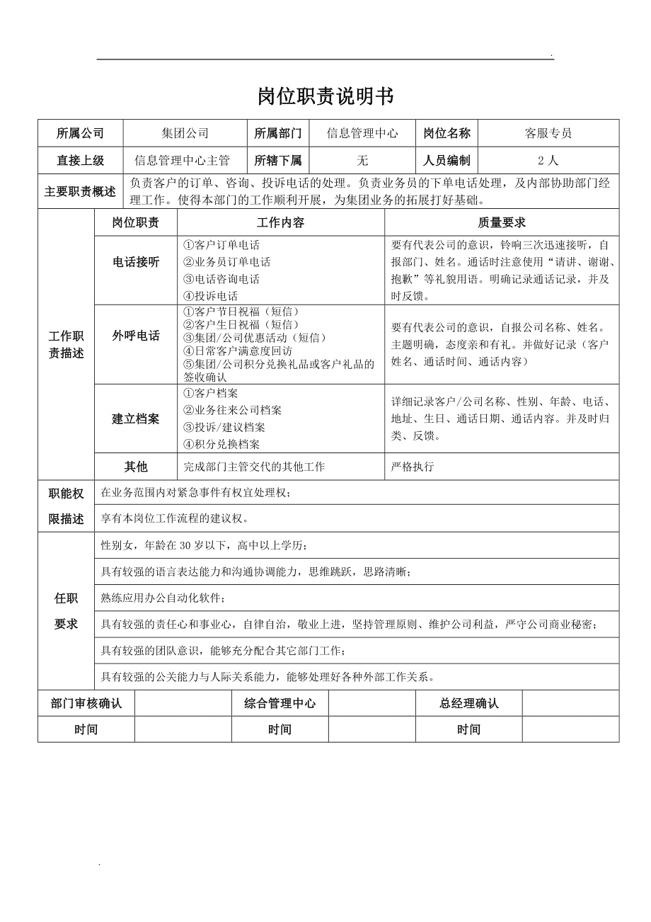 客服工作概述与职责梳理