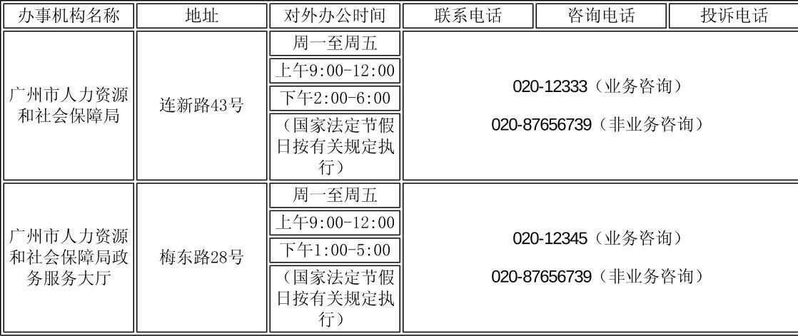 广东省社保局办事大厅地址电话及业务服务概览