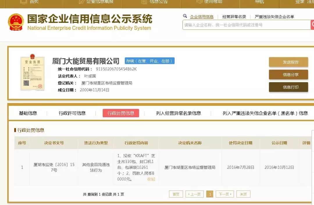 企业信息公示网，透明化企业信息，推动社会诚信建设