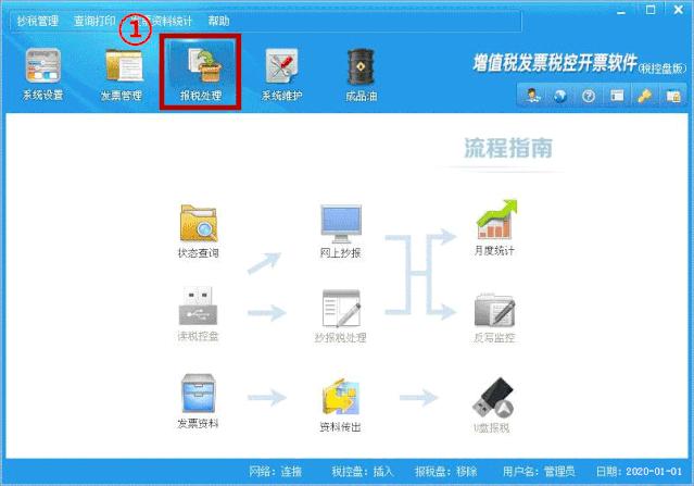 无税盘情况下抄报及报税操作流程指南