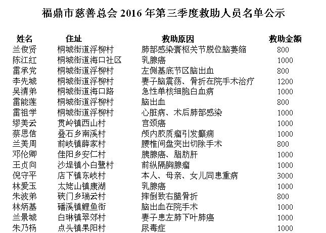 公示救助人员名单，共筑社会温暖防线，透明公开行动启动！